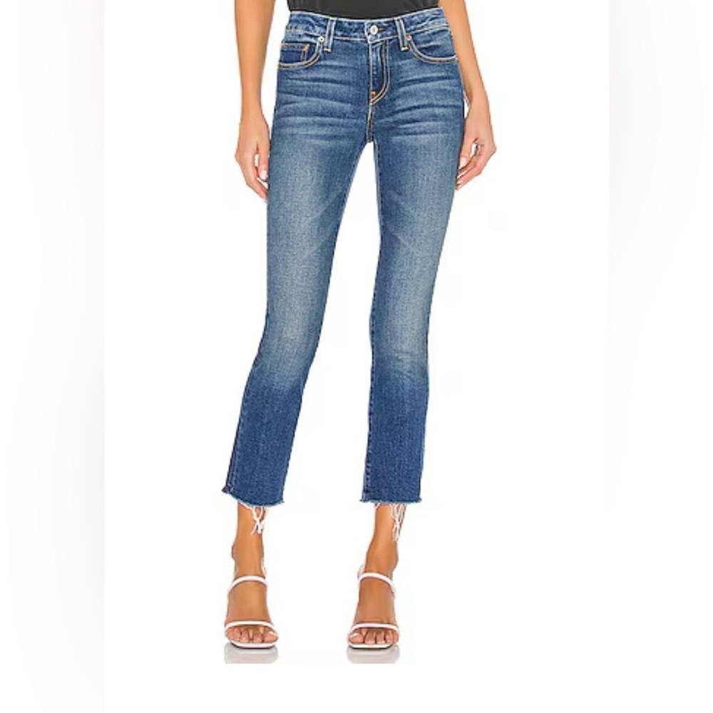 Trave Bradshaw low rise crop jeans